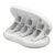 Jiawu 3 Hole Puncher Handheld Paper Punch with Built in Lock (White)