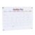 Jiawu Acrylic Dry Erase Board with Nano Coated Film, Marker Cap Wipeable Surface, Weekly Monthly Planner for Organization, Versatile Office Home Fridge Whiteboard