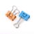 Jiawu Colorful Smiling Face Binder Clips Pack of 40 for Office School Cute and Metal Paper Clips