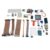 Jiawu Development Board Basic Learning Kit Practical for Python Programming Beginners Electronics ABS Material Teaching Set