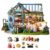 Jiawu DIY Wooden Mini Toy House Assembly Dollhouse Kit for Kids 14+ Gift Collection, Precise Structure with LED Lights Furniture Decorations