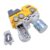 Jiawu Electric Bubble Machine, Engineering Car Design Handheld Bubble Blower, Automatic Machine with Flashing Lights Portable for Outdoor Indoor Play