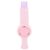 Jiawu Fog Bubble Machine for Kids, Rechargeable USB Charging LED Lights Synced to Music Smoke Bubble Machine, Rechargeable Smoke Wand with Dry Gloves for Children Above 3 Years (Pink Purple)