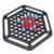 Jiawu Four in A Row Game, 2 Player Strategy Educational Logic Skill Training Four in A Row Board Game, Strategy Chess Set with 64 Plastic Chess Pieces for Family Parent Child Interaction