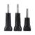Jiawu Helmet Side Mount Kit Adhesive Mount Lightweight Durable Easy to Use for Skiing Biking Motorcycling PC Black 3pcs