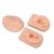 Jiawu Piercing Practice Model, Lifelike Human Skin Simulation Portable Compact Silicone Nose Model, Ear Piercing Simulator with Nose Mouth and Ear for Suture Training (Light Skin)