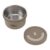 Jiawu Stainless Steel Bento Box 600ml Leak Proof Insulated Lunch Container with Tight Sealing, Portable Round Food Storage for Office, School, and Picnic (Dark Coffee)