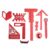 Jiawu Woodworking Layout Tools Durable Practical Fast Wood Board Splicing Measuring Ruler Set for Carving Drawing Polishing