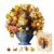 Jigfoxy The Vase Cat Wooden Puzzle for Adults, Unique Animal-Shaped Wood Jigsaw Puzzle, Christmas Thanksgiving Gift for Puzzle Lovers, Family and Friends (S-7.4 * 7.7in-86pcs)