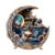 Jigfoxy Wooden Puzzle for Adults, Magic Cat Jigsaw Puzzles for Adult, Unique Animal Shape Wood Cut Puzzles, Christmas Thanksgiving Gifts for Friends Family (M-11.4 * 11.4in-180pcs)