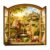 Jigfoxy Wooden Puzzle for Adults, Rabbit Courtyard Jigsaw Puzzles for Adult, Unique Animal Shape Wood Cut Puzzles, Christmas Thanksgiving Gifts for Friends Family (M-11.4 * 10.7in-200pcs)