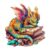 Jigfoxy Wooden Puzzles for Adults, Jeweled Dragon Wood Puzzle for Adults, Unique Animal-Shaped Wooden Jigsaw Puzzle, Christmas Thanksgiving Gifts for Family and Friends (S-8.5 * 8in-100pcs)
