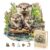 Jigfoxy Wooden Puzzles for Adults, Otter Wood Puzzle for Adults, Unique Animal-Shaped Wooden Jigsaw Puzzle, Christmas Thanksgiving Gifts for Puzzle Lovers, Family and Friends (S-8.5 * 8.1in-100pcs)