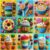 Jigsaw Puzzle Candy Fruit Coffee Pattern 1000 Pieces Home Decor Precise Clean Cut