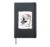 Jiin I Cherry Blossoms I Vintage Japan Nature Flowers Hardcover Journal, Black