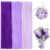 jijAcraft 300Pcs Pipe Cleaners Chenille Stems, Purple Assorted Pipe Cleaners