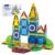 JIMI Mini Magnetic Tiles, Space Magnetic Building Blocks 42Pcs Travel Set with Iron Storage Box, STEM Educational Construction Toys for Boys Girls Ages 3 and Up Indoor Outdoor Building