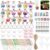 Jinei 174 Pieces Fairy Magic Potions Kit with 24 Mystery Witch Potion Bottles Fairy Wing DIY Magic Mix Making Kit for Christmas Decorations Birthday Creative Gifts Filling Supplies(Ball Style)