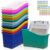 Jinei 24 Pcs Classroom Plastic Book Bin Holders with Name Labels,Colorful