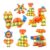 JINHUDIE Magnetic Building Blocks (1.38 inches) – Magnetic Blocks for Kids Ages 3-8. These STEM Educational Preschool Magnetic Tiles Make for Boys and Girls Aged 3 and up.