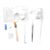 Jinhxofs Ant Breeding Kit Professional Beginner Tools Set Ant Care Accessories Feeder Brush Tweezers pp Material Suitable for pet ant Keeping 6cm