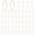 Jiozermi 60 Pcs 2 Inch Gold Big Paper Clips, Jumbo Paperclips Oversized Paper Clips for Office, School, Planner, Invitations & Document Organization