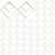 Jiozermi 60 Pcs Gold Square Paper Clips, Stainless Steel Geometric Paper Clips for Office, School & Home – Rhombus Shape Document Organizer for Notes, Photos & Craft Projects