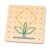 JISADER 1 Wooden Board Sensory Toy Geometric Pattern Manipulative Math Development Early Learning Hand Eye Coordination Fine Motor Material Suitable for, Small Geoboard (49 pegs)