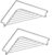 jitaty Dish Drying Rack,Stainless Steel Corner Sink Shelf,Kitchen Accessories (2PC)
