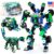 JITTERYGIT Robot Building Toy Gift for Boys, Perfect STEM Gift for Builders Ages 6, 7, 8, 9, and 10 Year Olds, Blue SnabGlider (246 Pcs) Robotryx