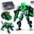 JITTERYGIT Robot Police Mech Glow in The Dark Toy Cop Gift, SWAT Action Figure Buildable STEM Building Superheroes Soldier – Cool Present for Boys, Girls, Kids, Children Ages 6 7 8 9 10 Year Olds