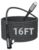 Jiunai 16ft USB C to USB C Cable Extra Long 60W Type C Charger Cord Black