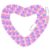 Jiunai Beaded USB to USB C Cable 6ft Cute Heart Shape Beaded Phone Charger for Carplay 27W Charging Type C Cable Teen Girls Women Gifts Pretty USB C Cable for iPhone 17 16 15 Galaxy S26 S25 for iPad