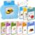 JJ JJ Technology 224 Bilingual Spanish English Talking Flash Cards, Birthday Gifts Easter Present for 2-8 Year Old Boys, Pocket Speech Therapy Toys, Portable Toddlers Toys for Ages 2-8 Kids，Blue