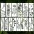 JJUNW 14 Pcs Leaf Vine Stencils,DIY Crafts Drawing Templates,