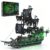 JMBricklayer Pirate Ship Building Toys with Lights, Ghost Ship Flying Dutchman Model Ship Boat 40001, Toy Building Sets for Adults, Easter Decor Christmas Birthday (1100 PCS)