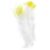 John Bead Marabou Feathers 4-6 Inches (18 Grams) White/Yellow Fluffy Craft Feather for DIY Arts & Crafts, Decorations, Dream Catcher Supplies
