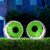 Joiedomi 2 Pack Halloween Inflatables Large Set of Eyes Decoration Blow Ups Green Eyes for Yard 3 Ft Inflatable Halloween Decor Outdoor with LEDs Party Supplies Blow up Decoration for Indoor, Outdoor