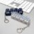 JOINCCI 2PCS Keyboard Fidget Toys for Adult,Keyboard Fidget Keychain,Fidget Clicker with LED Light,4 in 1 Mechanical Fidget Keyboard for Release Stress,Easter Gifts,Birthday Gifts,Black & White