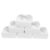 JOINPAYA Jewelry Box and Bowknot 10pcs with Lid Paper Pearlescent White