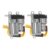 jojofuny 2pcs Precision Stepper Motor for Micro Lifting with 5mm Screw Slide Structure, Metal Build, High Torque and Stable Structure, for Science Experiment Setups and Industrial