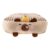 jojofuny Portable Cartoon Floor Cushion with Crystal Velvet and Pp Cotton Filling, Round Animal-Shaped Sitting Pillow for Floor Seating, for Watching Tv or Reading Comfortably