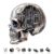 Jollitot City Skull Puzzles Adults Gifts Wooden 100 Pieces 8.5 * 7.8in