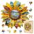 Jollitot Sunflower Oil Painting Puzzles Adults Gifts Wooden 100 Pieces 8.5 * 8.3in