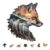 Jollitot Sunset Fox Puzzles Adults Gifts Wooden 85 Pieces 8.5 * 8.5in