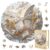 Jollitot Wooden Puzzles for Adults, 3D Paper Butterfly Wooden Puzzles 100 Pieces, Unique Animal Shaped Wood Challenging Jigsaw Puzzles Gifts for Adults, 8.5×8.5in