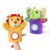 Jollybaby Hand Puppets Baby Toy 0-6-12 Months, Plush Stuffed Animal Hand Puppets Toys for Kids，Sensory Doll with Rattle and Mirror for Toddler，Social Emotional Play Therapy Toys for Boy Girl Gift