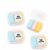 JOMPENS Erasers, 12 Pack Color Pencil Erasers with 4 Storage Cases for School Supplies, Drawing, Sketching and Corrections