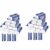 JOMPENS Erasers Bulk, 30 Pack White Rectangular Erasers with Storage Box, Precision Pencil Erasers for Clean Correction, Drawing, Sketching, School Supplies and Office Supplies