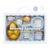 Jool Baby 15-Piece Bathtub Toys Gift Set with Bath Toy Storage Organizer (Pack of 6)